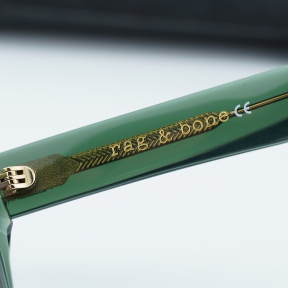 Rag & Bone RNB1046/G/S 01ED PR Square Sunglasses - Green/Grey main image 4